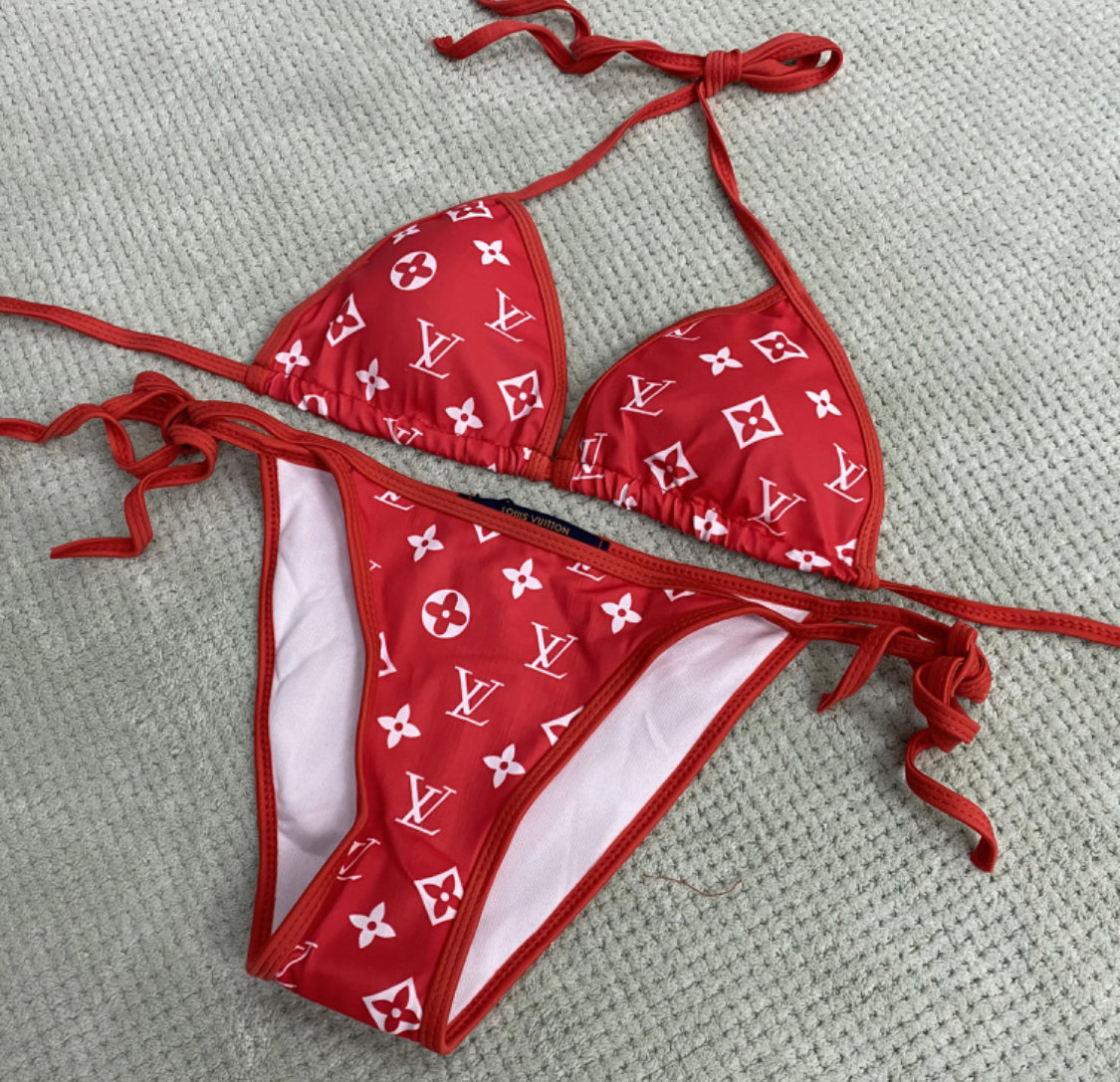 Red LV Bikini